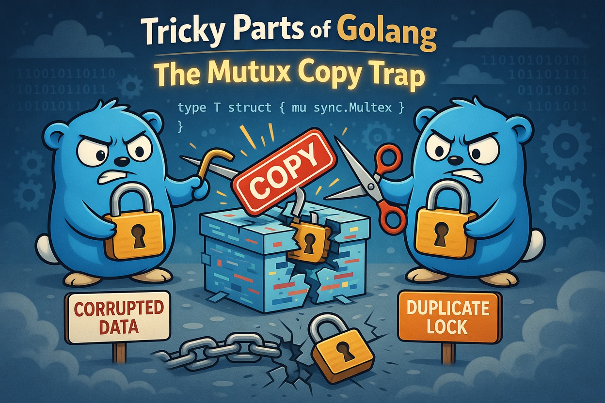 Tricky parts of Golang. The Mutex Copy Trap