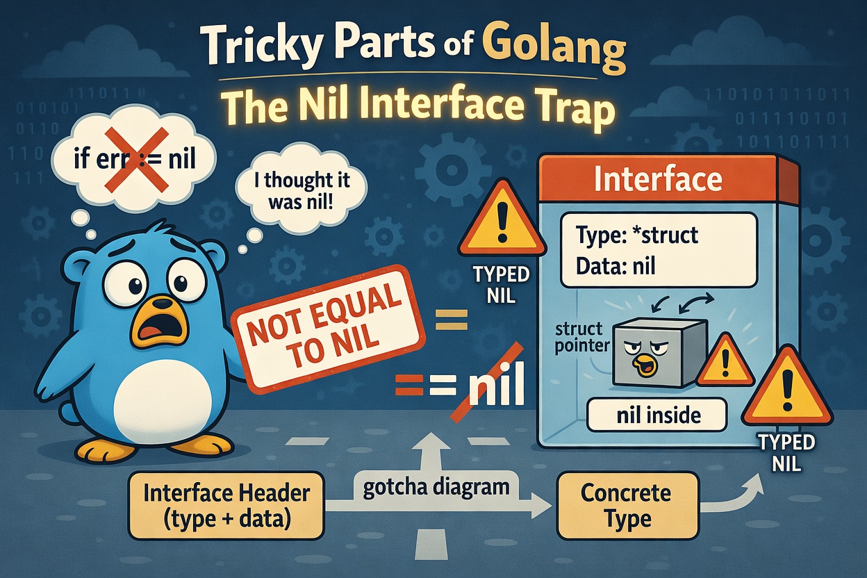 Tricky parts of Golang. The Nil Interface Trap