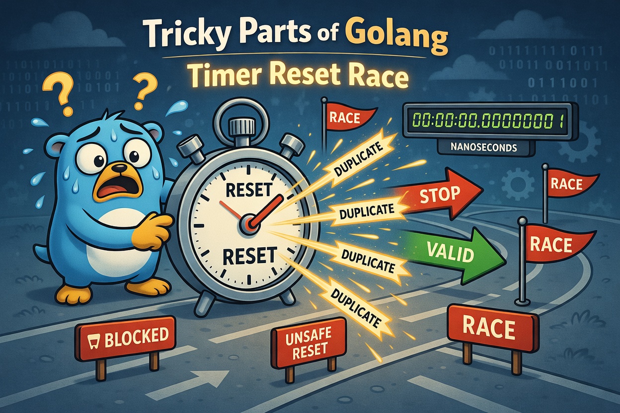 Tricky parts of Golang. The time.Timer Reset Race